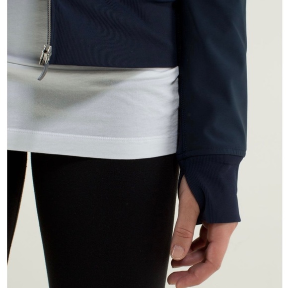 Lululemon Uba Hoodie Lux Softshell Inkwell / Black Jacket - Picture 8 of 16